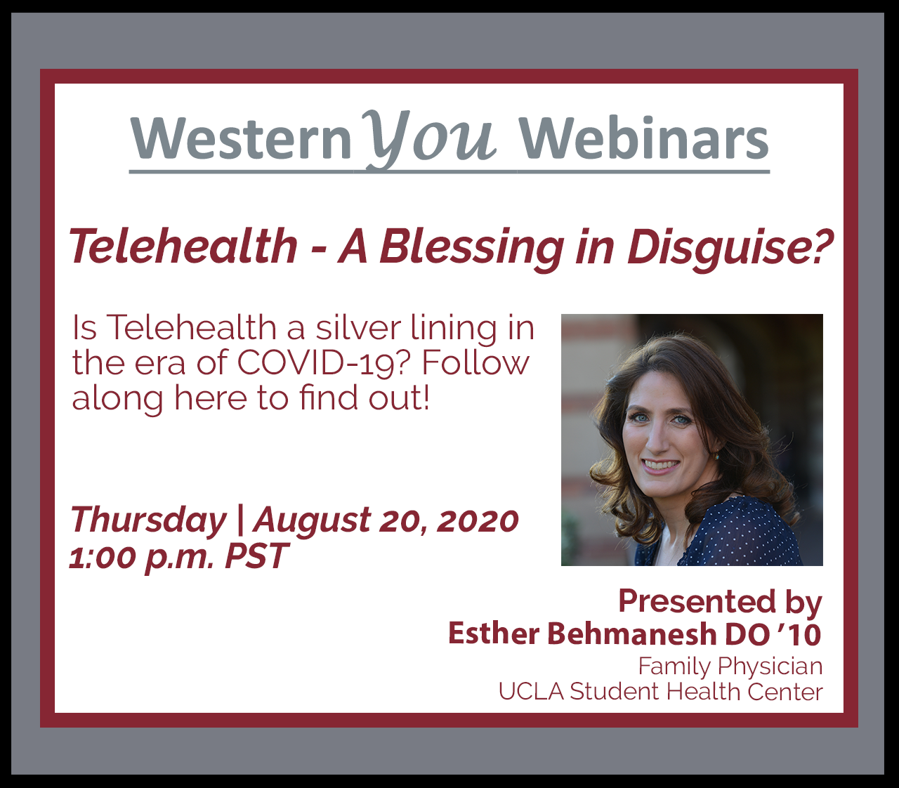 Telehealth - A Blessing in Disguise