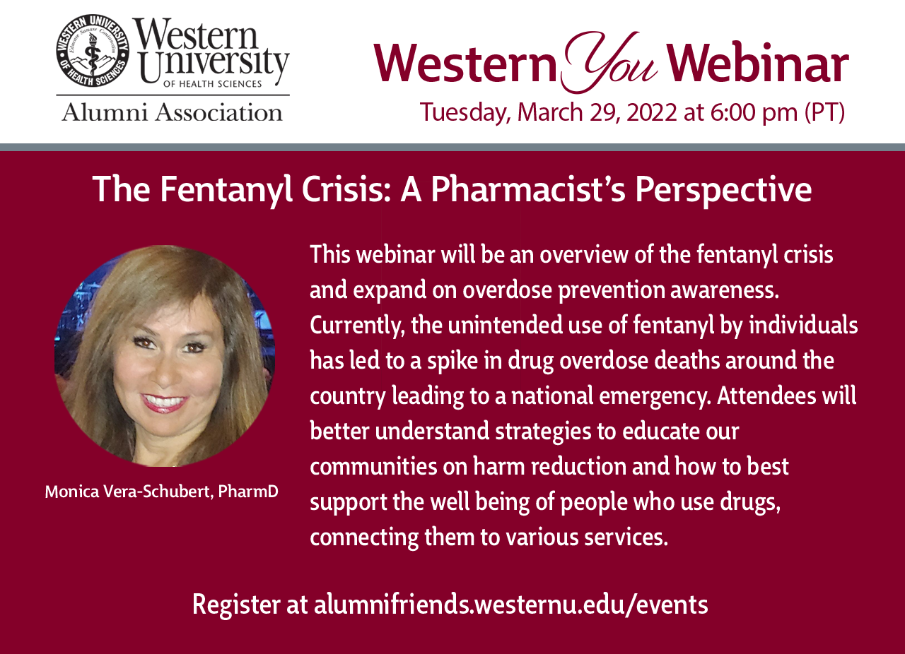WesternYOU Webinar: The Fentanyl Crisis: A Pharmacist's Perspective