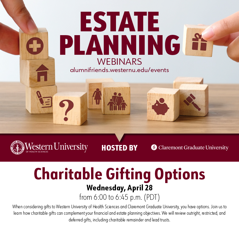 Charitable Gifting Options Webinar